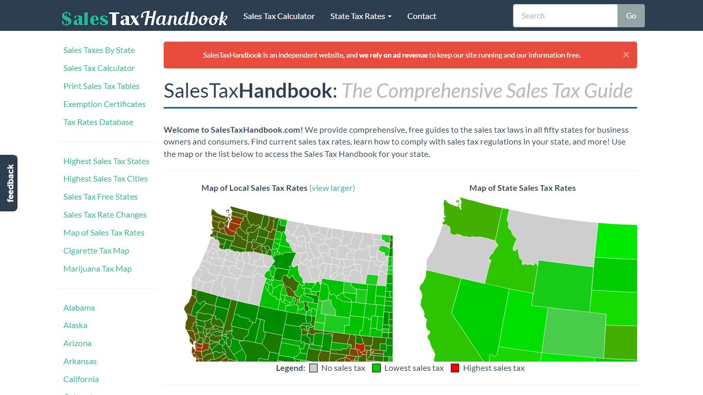 North Carolina Sales Tax Table for 2022